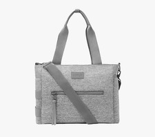 Used Dagne Dover Wade Neoprene Diaper Tote - Heather Grey