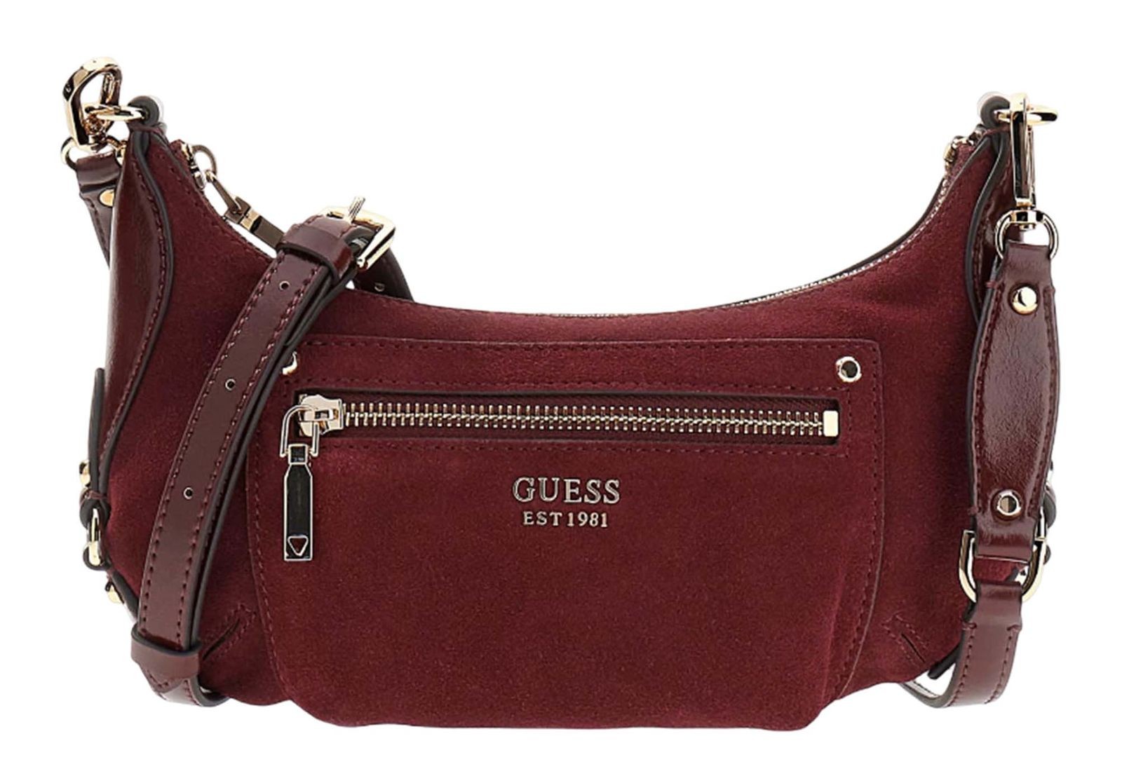GUESS cross body bag Marsha Mini Crossbody Bag Burgundy