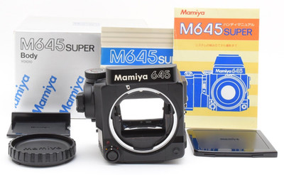 ''N MINT Original BOX'' Mamiya M645 SUPER Body Film Advance Crank AC401 JPN 5230