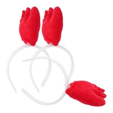3 Pcs Chicken Headpiece Birthday Party Performance Favors Dress-up Supplies