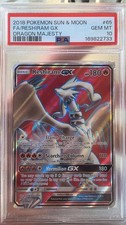 Pokemon Reshiram GX (Full Art) 65/70 Dragon Majesty Holo PSA 10