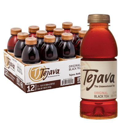 Original Unsweetened Black Iced Tea, 12 Pack, 16.9Oz PET Bottles, Non-Gmo, Koshe