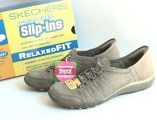 Skechers Slip-Ins Womens Size 6 Breathe Easy Home Body Dark Taupe Shoes 100615