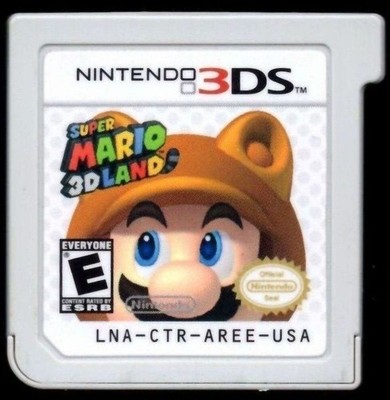 Super Mario 3D Land Cartridge - Nintendo 3DS Game Cart Only - Tested Works-e9ls