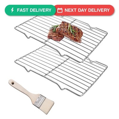 Asheyya 20,5×30cm Kühlrost, Drahtofen Bräter zum Kochen Grillen...