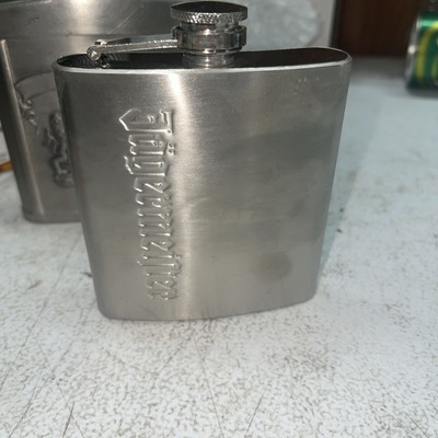 Hip Flask - Stainless Steel 6 oz - Jägermeister