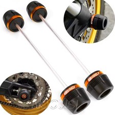 For KTM 690 SMC-R 690 Duke 690 ENDURO R Wheel Axle Fork Sliders Crash Protector