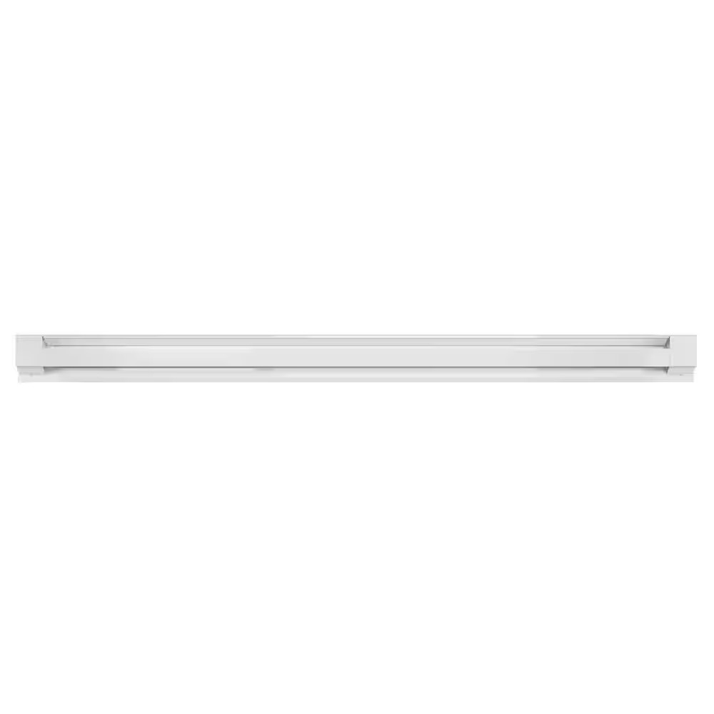 96 In. 2500-Watt 240-Volt Electric Baseboard Heater in White