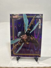 2026 Topps Chrome Marvel WASP #194 Purple Raywave Refractor /75