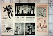 1940s Magazine Page The Drunkard Play Harriet Hubbard Ayer Coffee Ads