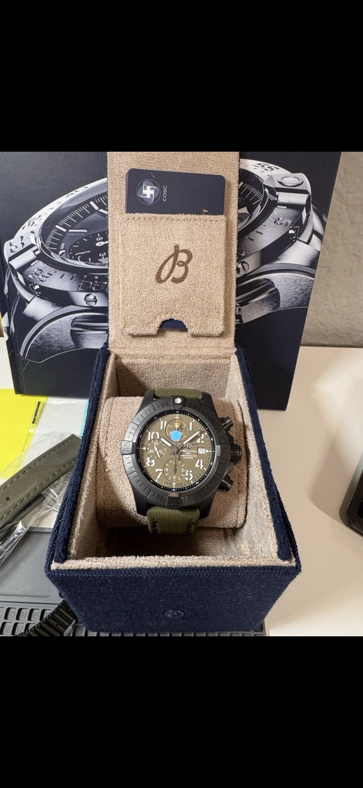 Breitling Night Mission Automatic Chronograph Wat… - image 1