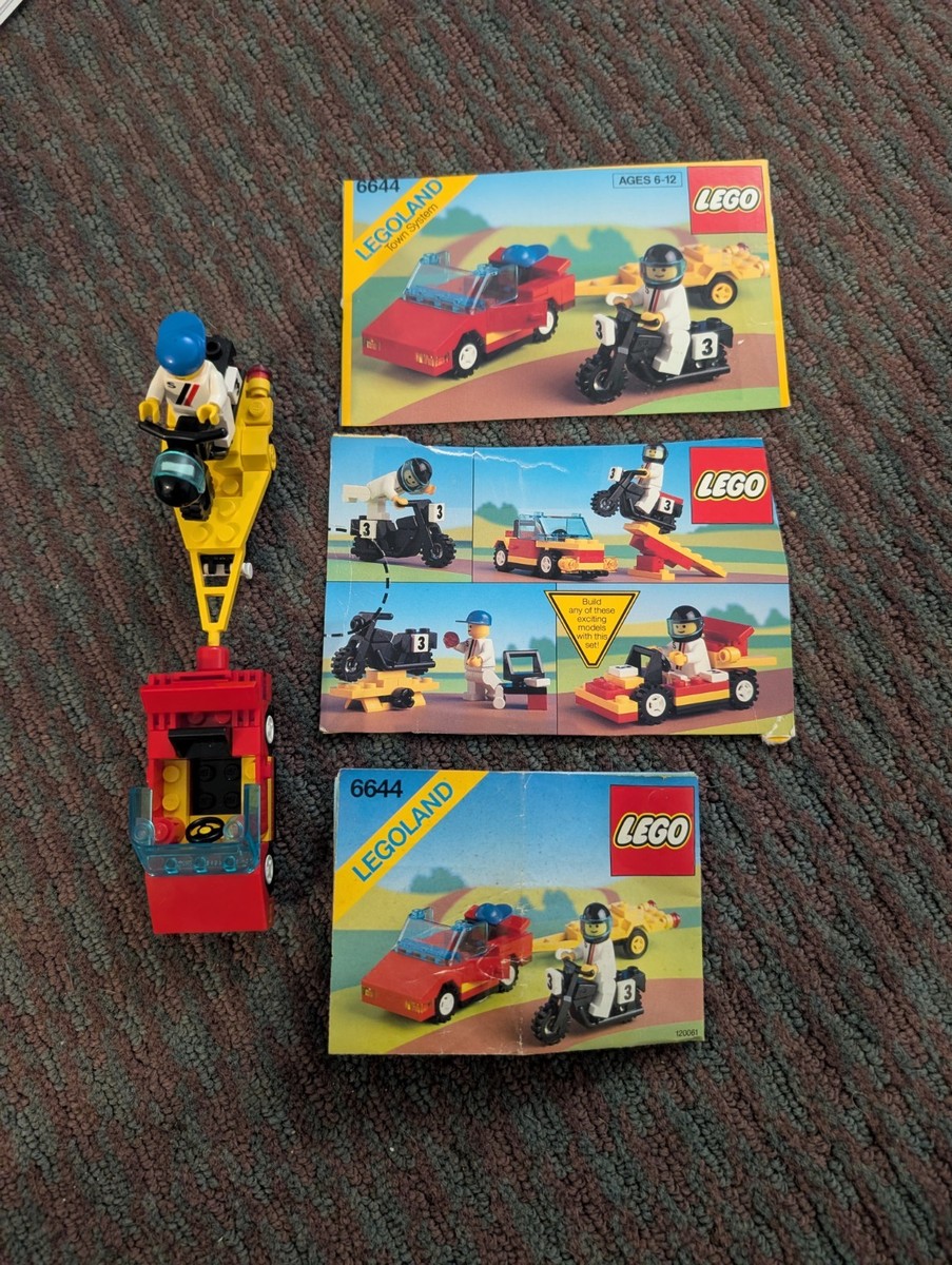 LEGO Legoland 6644 Road Rebel Classic Town Traffic 100% Complete w