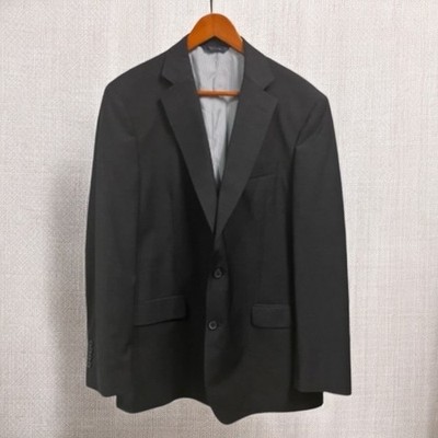 Brooks Brothers Explorer Sport Coat Blazer 44L Black Madison Fit Two Button Wool