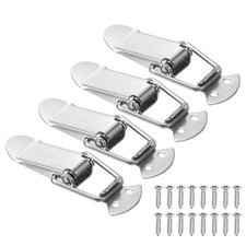 4Pcs 3" Stainless Steel Spring Loaded Toggle Latch with Mounting Screws