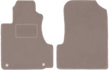Fußmatten Automatten Vorne Velours Beige für Honda CR-V III 2006-2012