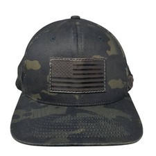 USA Flag Snapback Hat Multicolor One Size Adjustable Patriotic Classics Yupoong