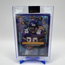 2026 Wild Card Black Tie Cris Carter Joker 1/1 Purple Color Match