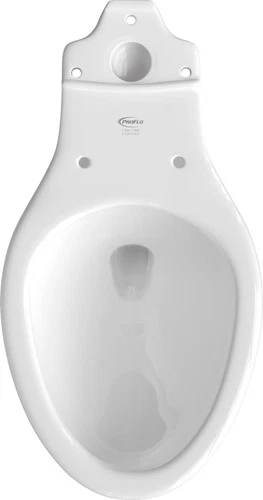 PROFLO PF1603PA Elongated Toilet Bowl Only - White - Picture 2 of 2