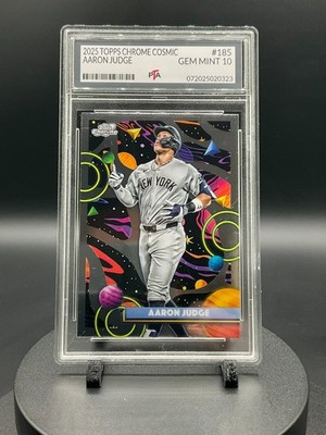 2025 Topps Chrome Cosmic #185 Aaron Judge New York Yankees ~ GEM