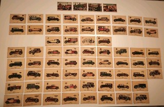69 Stk. Abdulla Autobilder Zigarettenbilder Sammelbilder Konvolut