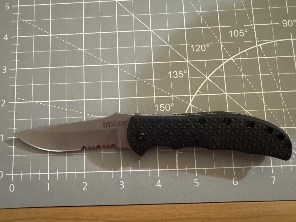 KERSHAW 3650ST 'Вольт II' черный GFN ручки комбинированный край A.Open нож 7 1/8" общий - Изображение 3 из 4