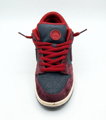 Nike SB Dunk Low Skateboarding Shoes Burgundy/Gray US 7 Medium no box