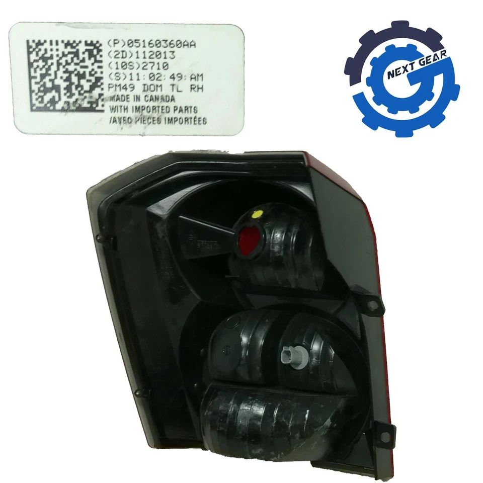 Luz trasera halógena derecha OEM Mopar para Dodge Caliber 05160360AA 2008-2012 Foto 3 de 4