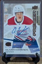 2024-25 OLIVER KAPANEN Upper Deck Premier Rookies  Auto Bronze #133 RC