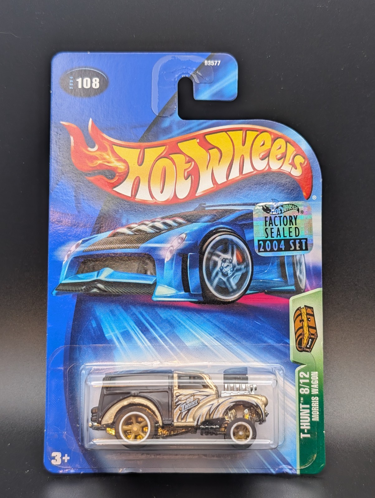 2004 Hot Wheels Treasure Hunt Morris Wagon Chrome Wheels 8/12 Factory Sealed