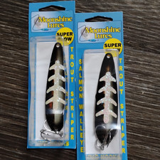 2 Moonshine standard Salmon Spoons Gold geezer Half moon series USA Made