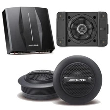 Alpine PXE-C80-88 Hi-Res Digital Sound Processor Amplifier Bundle