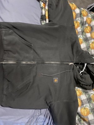 Carhartt WIP Hooded Jacket Size Large. Gray