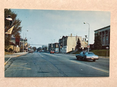 #ad O541 Vintage Postcard Main Street Downtown View Waupun Wisconsin WI $4.99