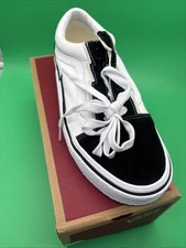 Size 8.5 US Men, Size 10.0 US Women VANS Old Skool Bolt - Black/True White