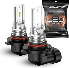 H10 Fog Light Bulbs, 400 Brighter 6500K White 1:1 Size Halogen ReplacementWhite