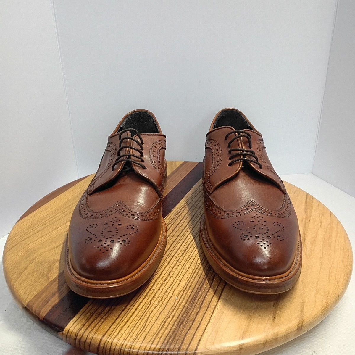 Crosby Square Cognac Leather FLEETWOOD Men display picture 3