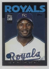 2001 Topps Traded & Rookies 50 Years Topps Reprint Chrome Bo Jackson #T119