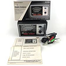 Vintage Sears Engine Analyzer Usa Model 28-2163 Solid State Box Manual Nice