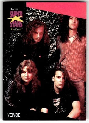 1991 Pro Set SuperStars MusiCards Trading Card #244 Voivod