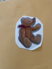Vintage 1980s Butterfly Teddy Bear  Sticker