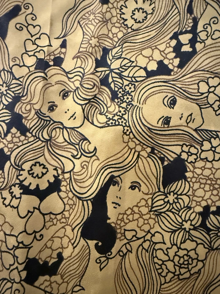 Capa de barbero Betty Dain vintage talla adulto Foto 4 de 4