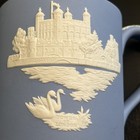 Vintage 1973 Wedgwood Blue Jasperware Tower Bridge Christmas Mug — photo 6