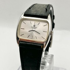 Universal Geneve men's manual winding square watch with genuine belt (used)