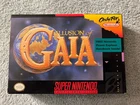Illusion Of Gaia - Nintendo SNES - CIB - Very Good With Poster!