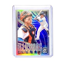 2020 Panini Donruss Optic Baseball Silver Prizm Illusions #OI-3 BUSTER POSEY