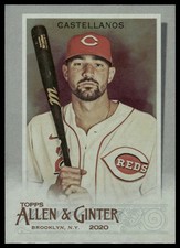 2020 Topps Allen & Ginter #278 Nick Castellanos Silver Portrait Reds NM+
