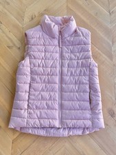Old Navy Active Puffer Vest Pink Girls Size L 10-12 Full Zip Up With Pockets