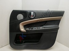 Mini Countryman F60 17-24 Front Door Card Right Drivers Gold Trim Leather