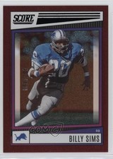 2022 Score Red Dots 407/499 Billy Sims #92 0o2b