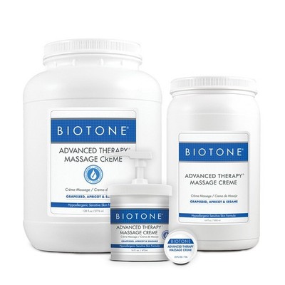 BIOTONE Advanced Therapy Massage Creme - Unscented -Hypoallergenic -Professional